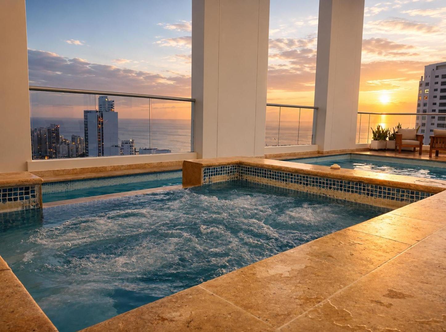 Luxury Duplex Bocagrande With Bay & Ocean Cartagena