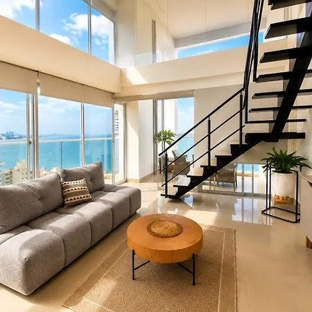 Apartamento Luxury Duplex Bocagrande With Bay & Ocean Cartagena